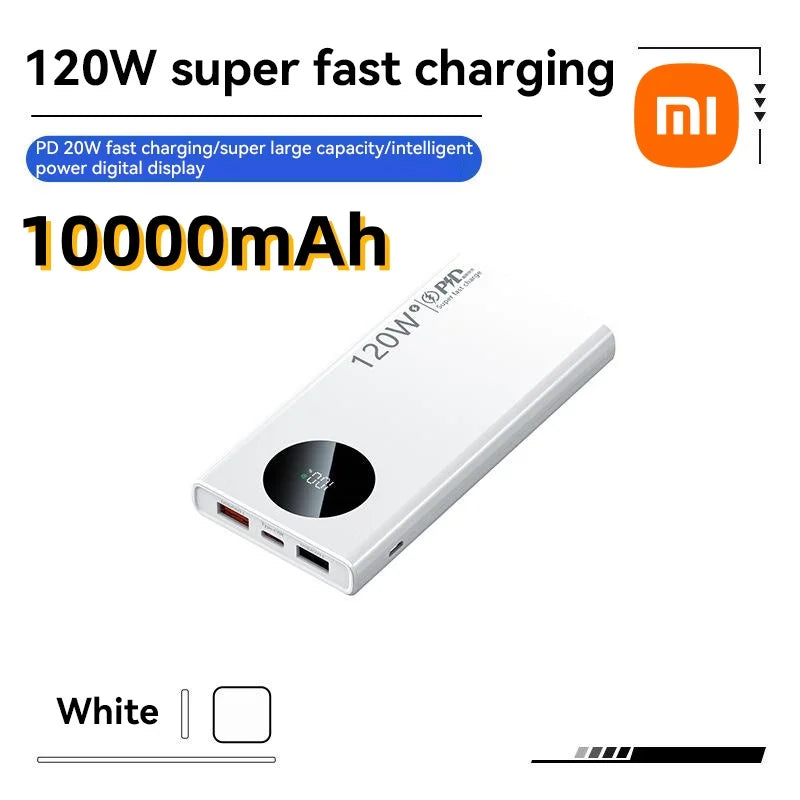 Batterie externe haute capacité Xiaomi 120 W 50 000 mAh – Charge ultra-rapide pour tous les appareils