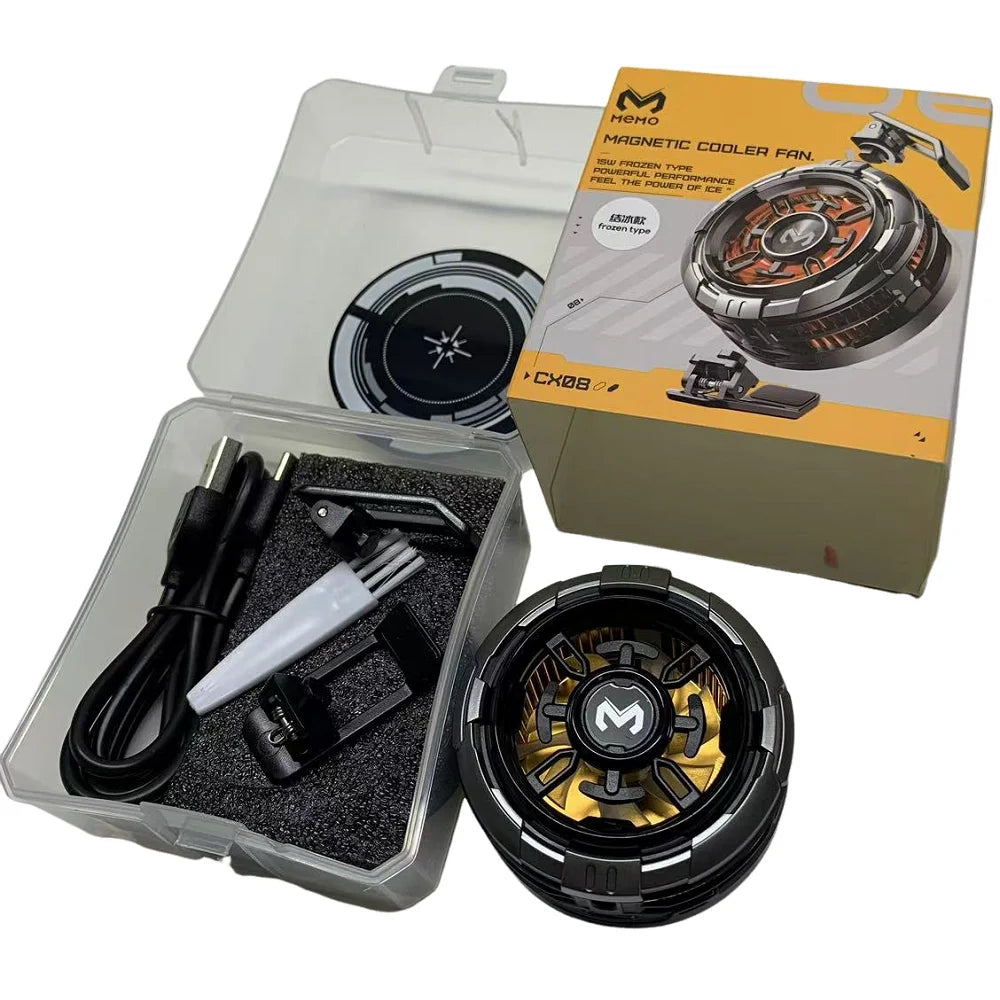 Refroidisseur de téléphone portable haute puissance MEMO CX08 avec pince et aimant