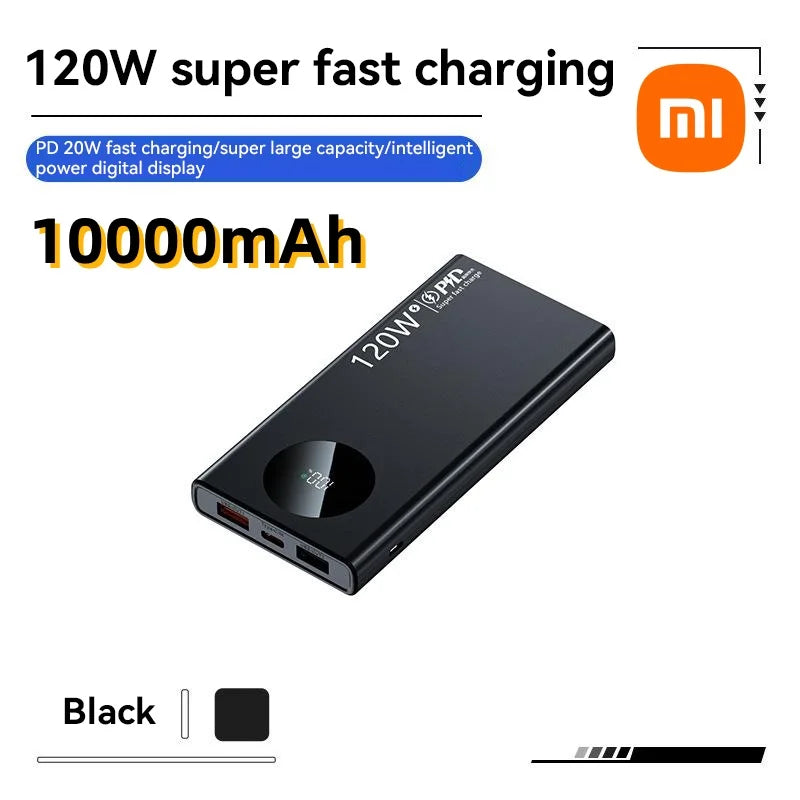 Batterie externe haute capacité Xiaomi 120 W 50 000 mAh – Charge ultra-rapide pour tous les appareils